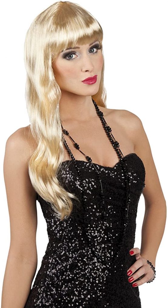 Chique Wig Ladies Fancy Dress Halloween Celebrity Womens Costume Accessory