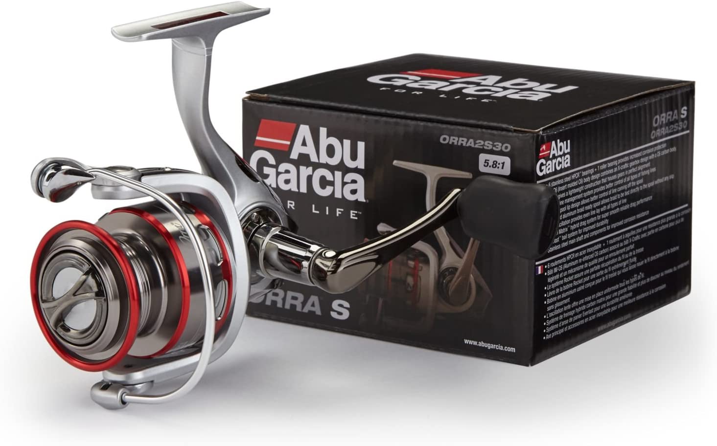 Abu Garcia Orra 2 S 40 Front Drag Reel - Silver - Image 4
