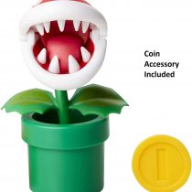 Jakks Pacific Nintendo Piranean Plant Figure with Question Box, Multi-Colour, 10 cm (72632)