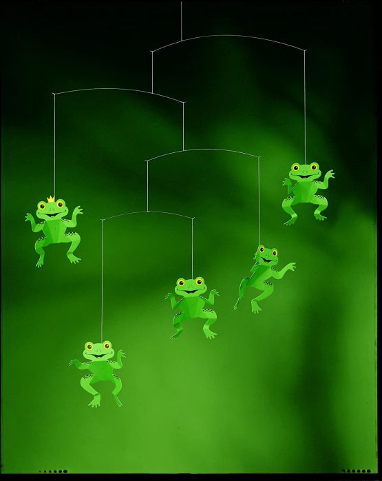 Flensted 112a The Happy Frog Mobile, Multi-Colour, 53 x 45 cm - Image 2