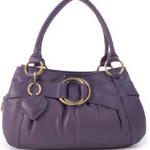 GIGI - Women's Leather Top Handle Handbag/Shoulder Bag - OTHELLO 4466