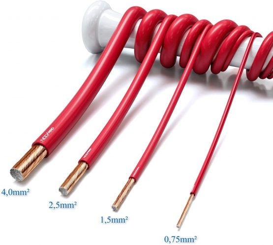 deleyCON 10m (32.81 ft.) Loudspeaker Cable 2x 1.5mm² Speaker Cable CCA Copper-Coated Aluminium 2x48x0.20mm Filaments Polarity Marking - Red/Black - Image 4