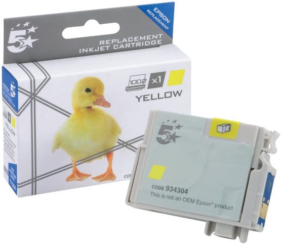 5 Star Compatible Inkjet Cartridge for Epson T12944011 Alternative - Yellow