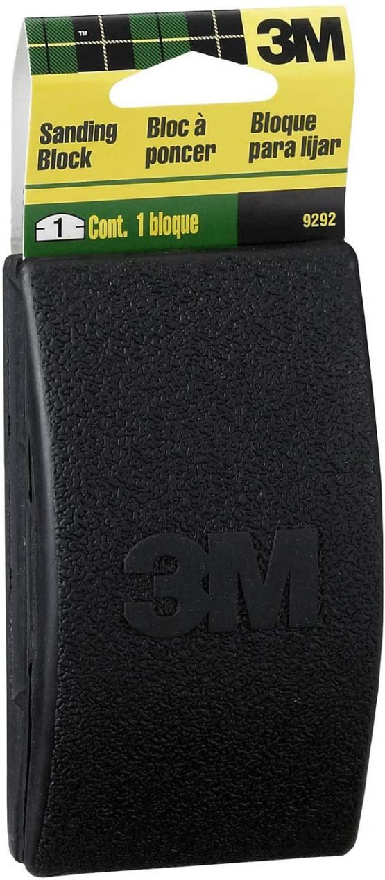 3M 9292 70mm x 125mm Rubber Sanding Block - (Pack of 1)