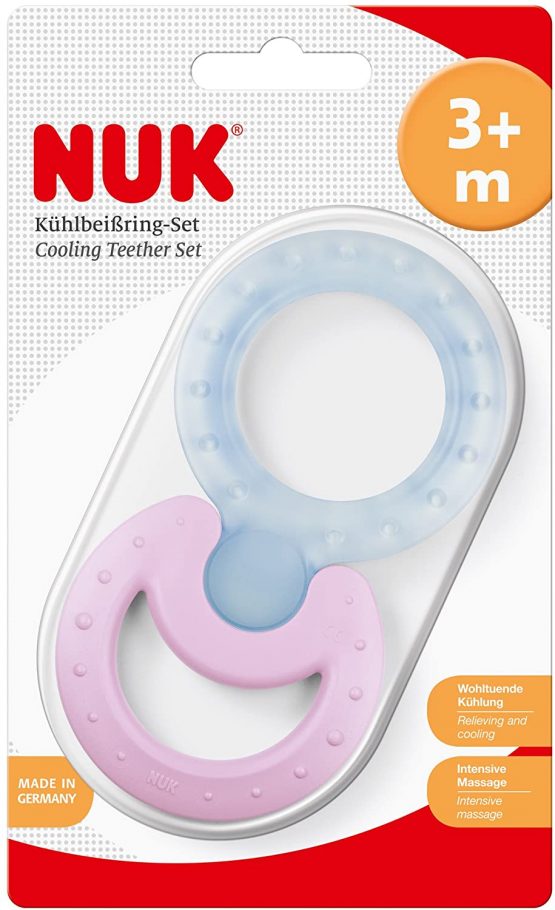 NUK Cooling Teething Ring Set- Assorted colours - Image 4