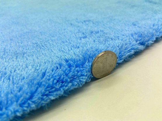 Kingsheep 6Pack Microfibre Car Drying Towel, Edgeless Microfibre Detailing Cloth, Super Absorbent Car Care Wash Buffing Cloth for Detailer,Cleaning Towels 16"x16" Ultra Plush Car Towel 450gsm (Blue) - Image 2