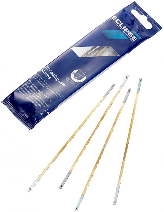 Eclipse 71-CP7R Coping Saw Blades, Blue, Set of 10 Piece
