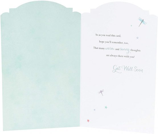 UK Greetings Get Well Soon Card - Thinking of You Card - Includes Lovely Message of Support, 534998 - Image 2