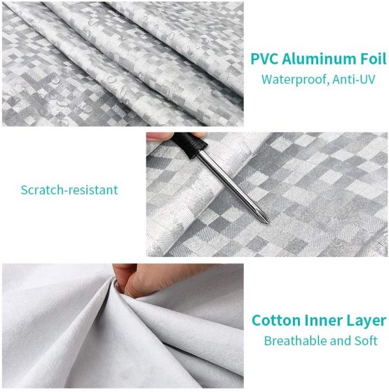 RunSnail Waterproof Frost Car Cover, Anti UV Windproof Half Thick Car Cover, UV Protection for Windshield, Side/Rear Window, Mirror Cover Protector - Image 4