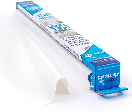Magic Whiteboard - Reusable Sheets Sticks to Any Surface - 25 Sheets (A1) Perforated Roll - Image 2