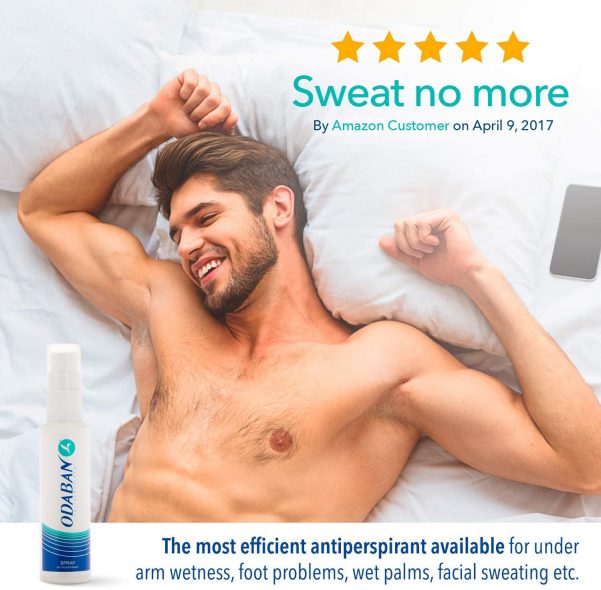 Odaban Antiperspirant Deodorant Spray, Clinical Strength Aluminium
