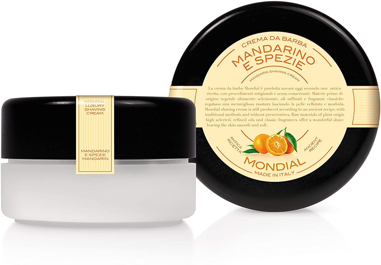 MONDIAL 150 ml Mandarin and Spices Shaving Cream, 150 ml (Pack of 1)