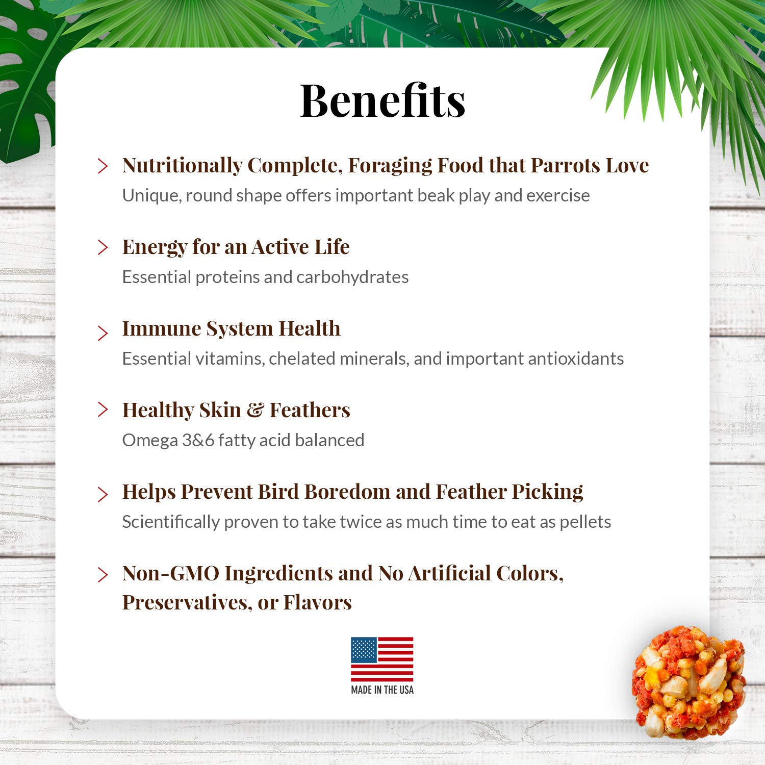 LAFEBER'S Tropical Fruit Nutri-Berries for Parrots 10-Ounce, 283.5 g (Pack of 1) - Image 4