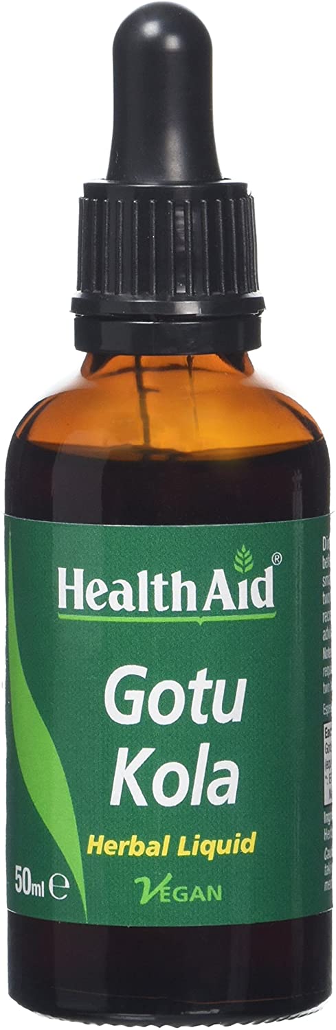 HealthAid Gotu Kola (Hydrocotyle asiatica) Vegan Liquid 50ml