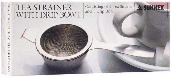 Sunnex 11109 S/ST Tea Strainer and Bowl, 2" Wide x 5 1/2" Long - Image 3