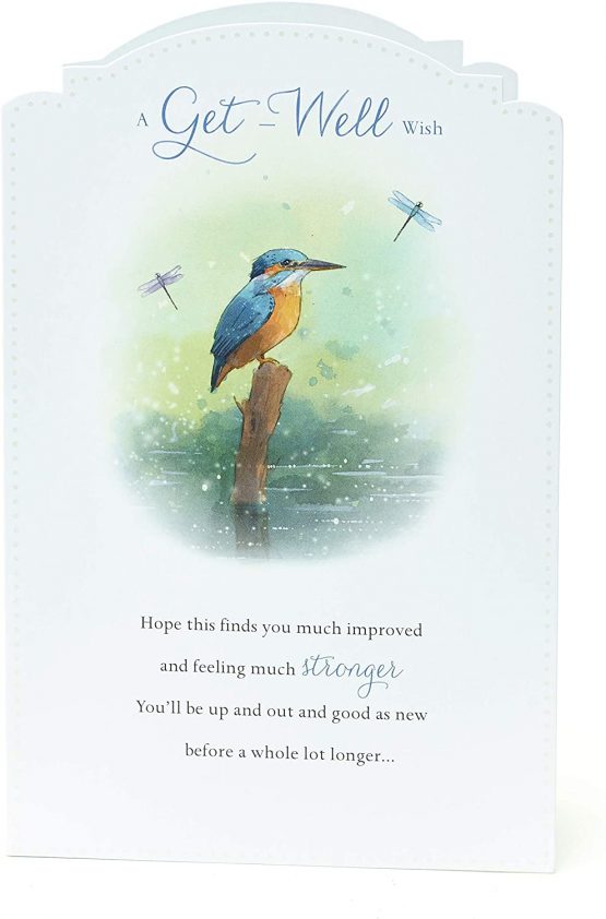 UK Greetings Get Well Soon Card - Thinking of You Card - Includes Lovely Message of Support, 534998 - Image 3