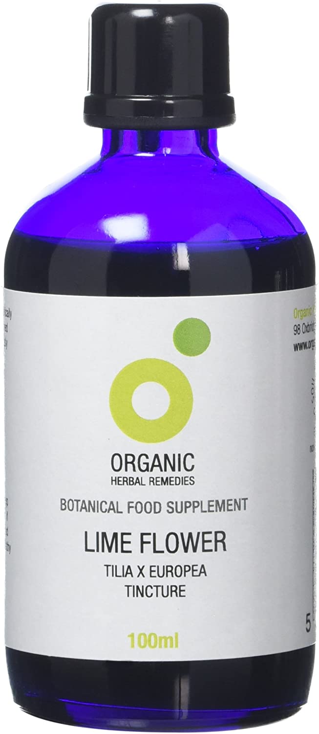 Organic Herbal Remedies 100 ml Linden Lime Flower Tincture, 100 ml (Pack of 1)