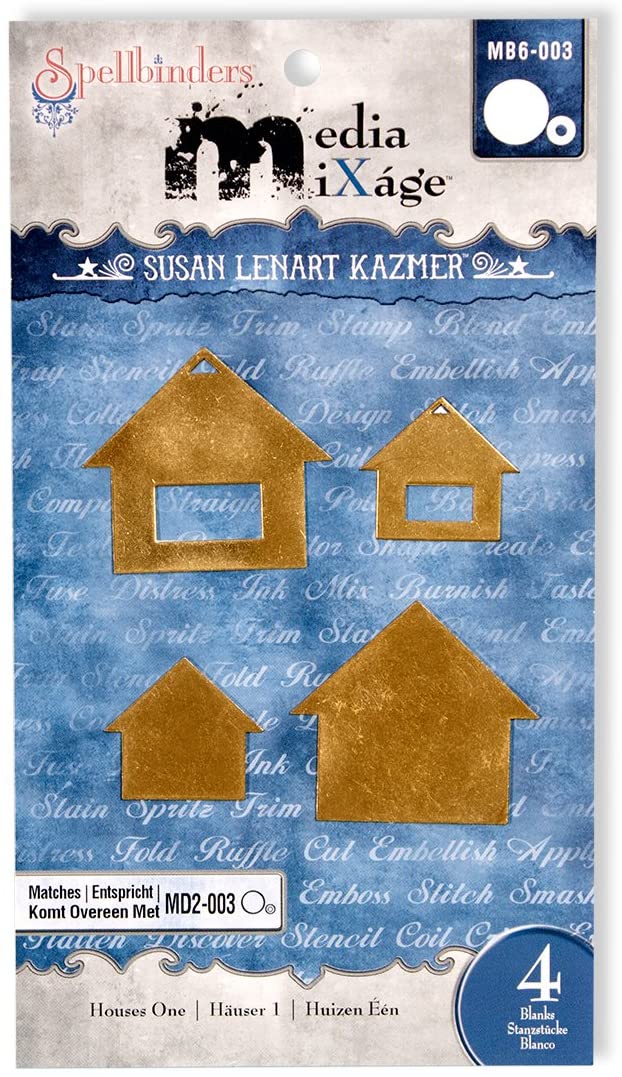Spellbinders Gilded – Piccola Cornice Bumper Iron Cross In Finitura Oro E Argento Antico