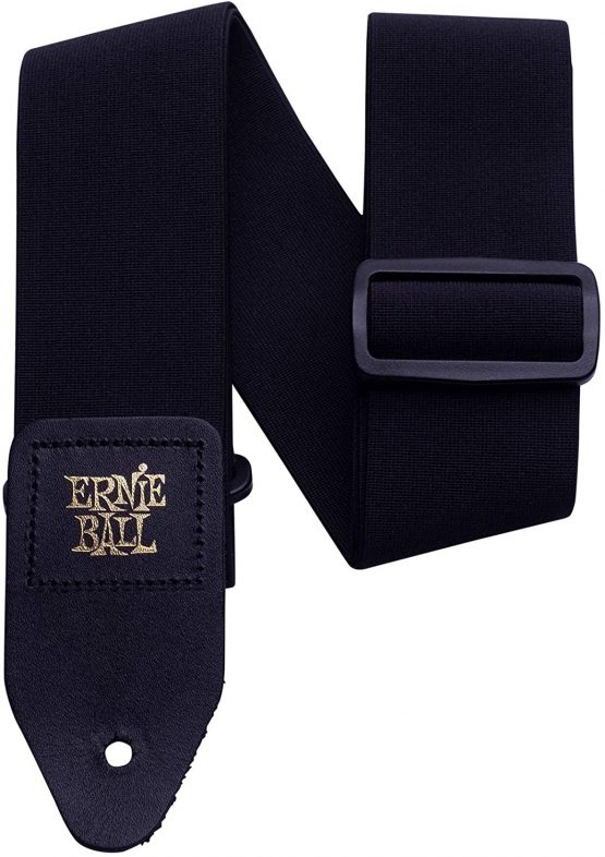 Ernie Ball P04143 Stretch Comfort Strap, Black