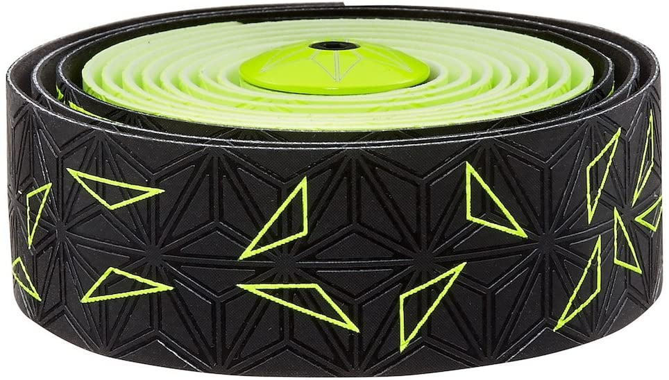 thumbnail image 2 of Supacaz Super Sticky Kush Bar Tape - Rad + Pink Star Plugs, High-Grip Cycling Handlebar Tape 2 of 9