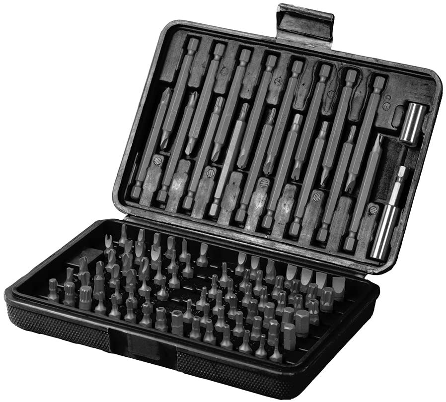 Silverline 633662 Security Bit Set 98pce 1/4" Hex, Multicolored, Variety pack - Image 3