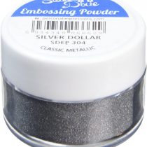 Sweet Dixie SDEP 304 Embossing Powder Silver Dollar-Classic Metallic, Synthetic Material, 4 x 4 x 3 cm