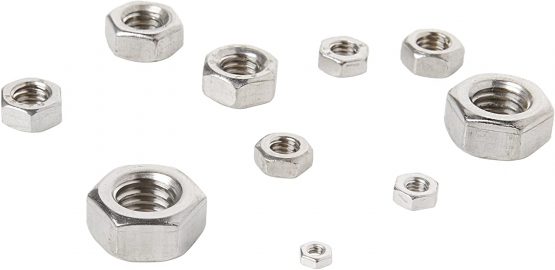Merriway BH06563 Assortment of Marine Grade AISI 316 Stainless Steel Hex Nuts in a 10 Compartment Carry Case, 225 Pieces, Multi-Colour, Set of 2 - Image 2
