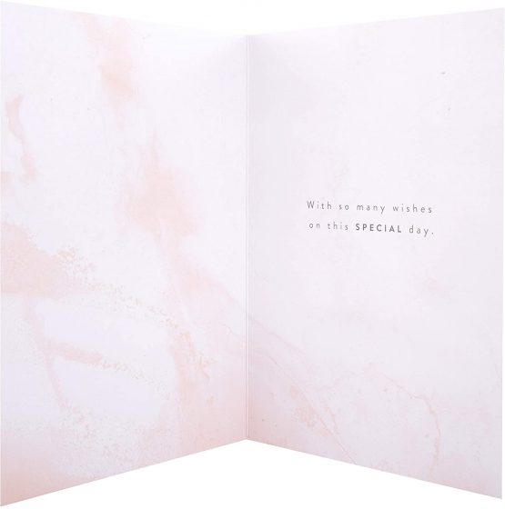 10th Wedding Anniversary Card from Hallmark - 3D Tag Design - Image 4