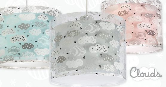 Dalber Children's Ceiling Light, Children's Room Ceiling Light 3 Lights Clouds Clouds Green Children's Room Lamp - Image 4
