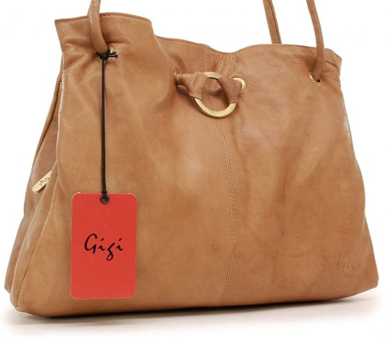 GIGI - Women's Leather Shoulder Bag - OTHELLO 4323 - Image 3