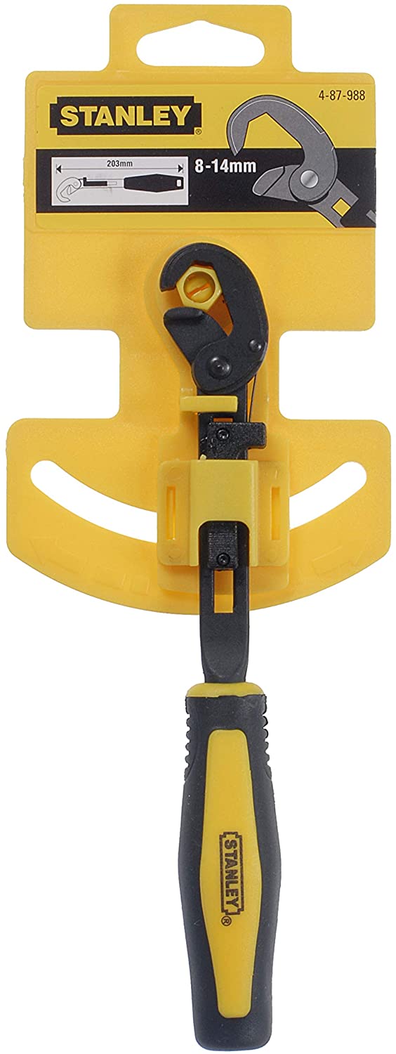 Stanley Ratcheting Wrench 8-14MM 4 87 988, Black, 200 mm - Image 4