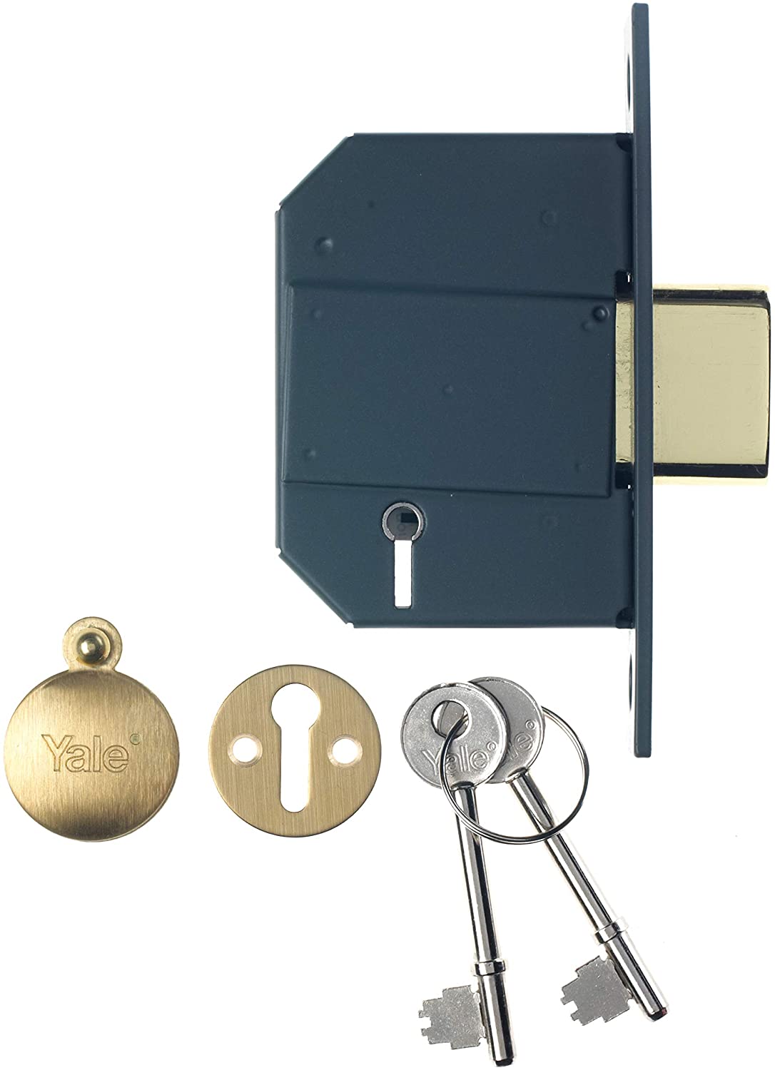 3 Lever Mortice Sashlock - Polished Brass House Of Brass Ltd
