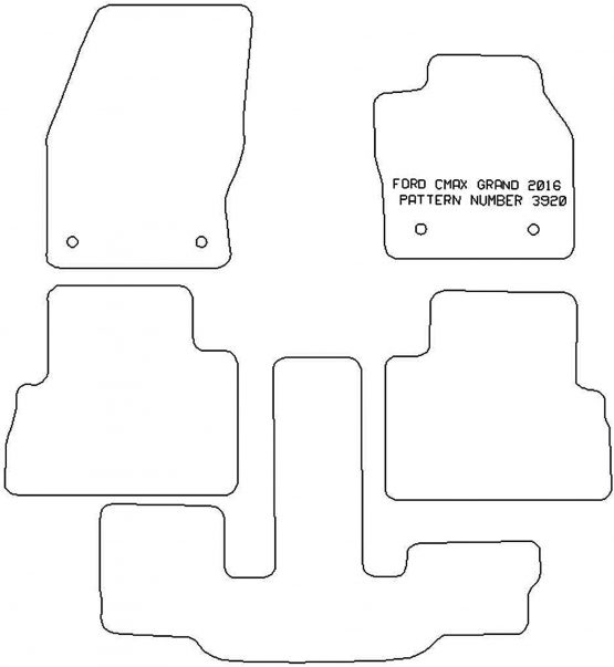 Sakura WW0959 Carpet Floor Mat, Black Trim - Image 4