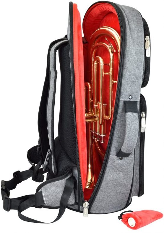 Tom & Will 26TH-315 Tenor Horn Gig Bag - Grey - Image 3