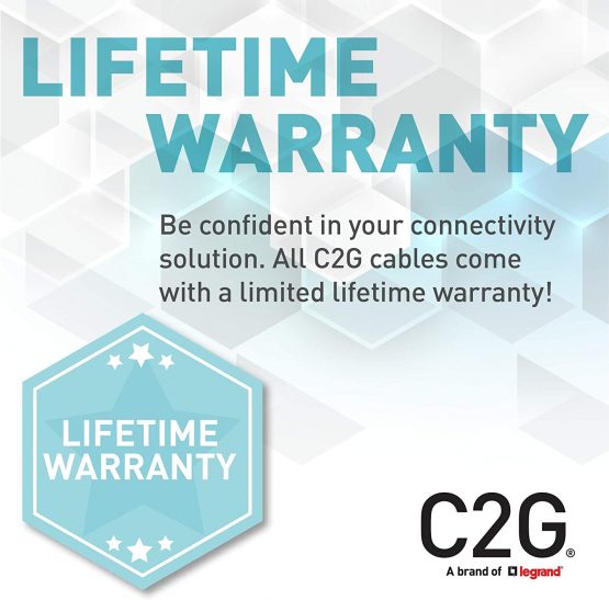 C2G 15m Fibre/Fiber Optic Cable for Fast Ethernet, Fiber Channel, ATM and Gibabit Patch Cable LC/SC LSZH Duplex Multimode 50/125 Fibre Cable - Image 2