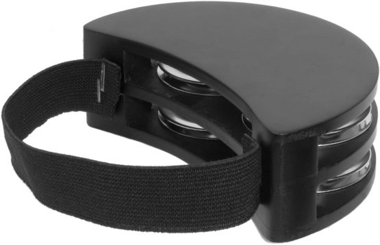 World Rhythm Natural Cajon Drum with Adjustable Snare and Foot Tambourine - Image 4
