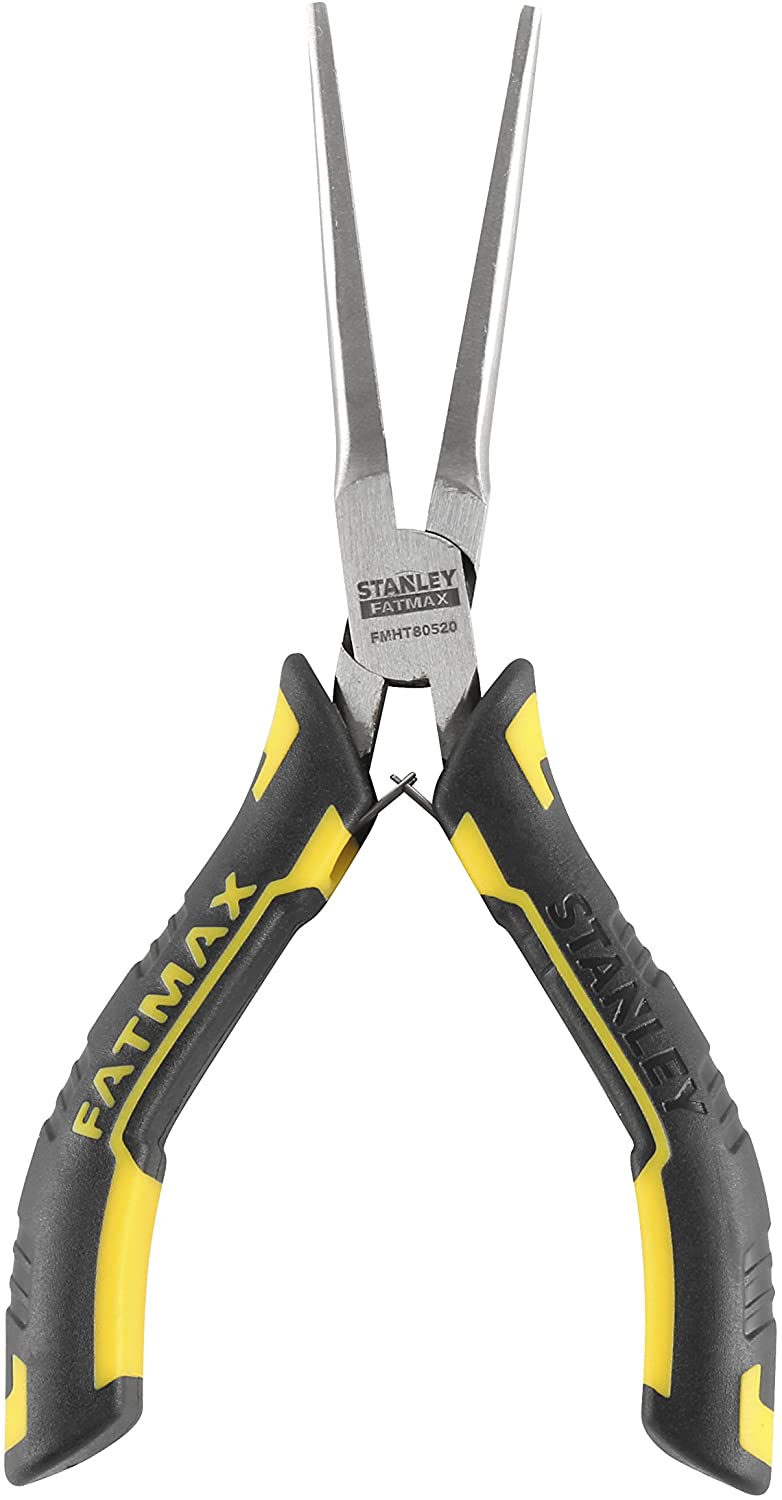 Stanley FatMax FMHT0 80520 Mini Long Nose Plier - Black / Yellow, Black, Yellow