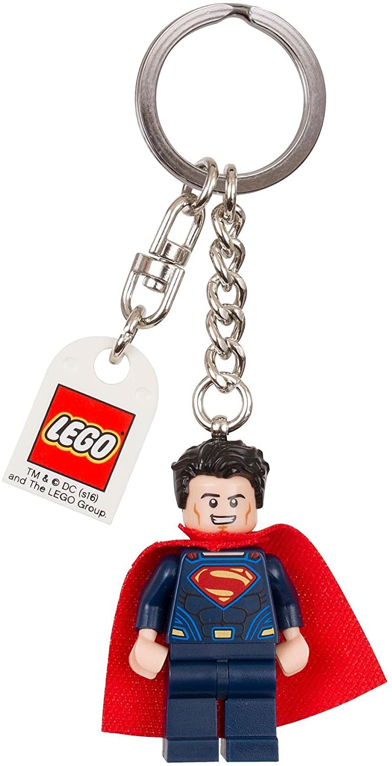 Lego Super Heroes, Superman Keyring (2016) - 853590, Blue