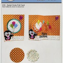 Elizabeth Craft Designs Spiral Circle Pull Card Metal Dies