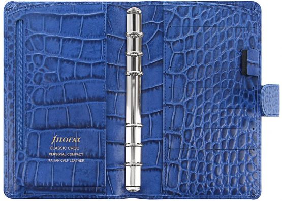 Filofax 26007 Fuchsia Croc Compact Classic Indigo - Image 3