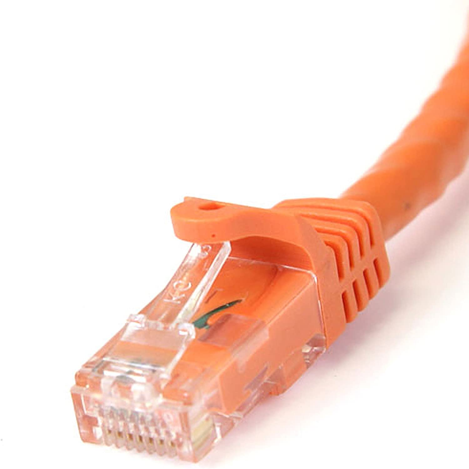 StarTech Cat6 Cable 100 ft Orange Patch Cable Snagless