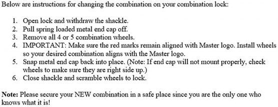Master Lock 1520EURD Combination Padlock - Image 3