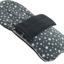Fleece Footmuff Compatible with Aubert Concept Canne Light - Grey Star
