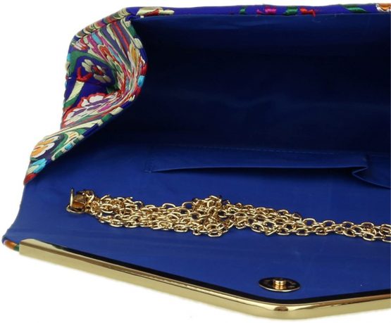 Girly HandBags Baroque Flower Clutch Bag - Image 4