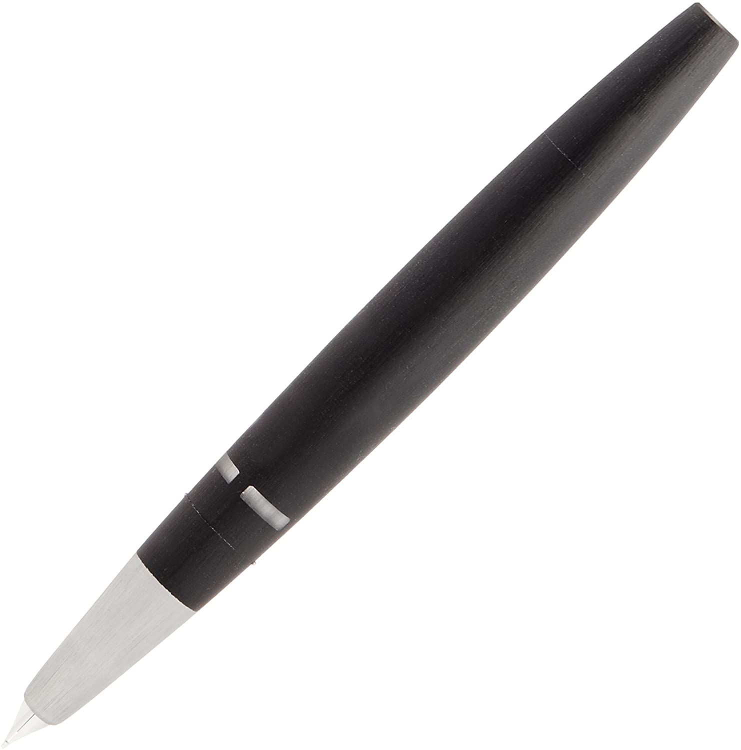 Lamy 2000 black - elegant Fountain Pen in robust fibreglass barrel - 14 ct. gold nib, partially platinum-plated - nib size F - Image 2