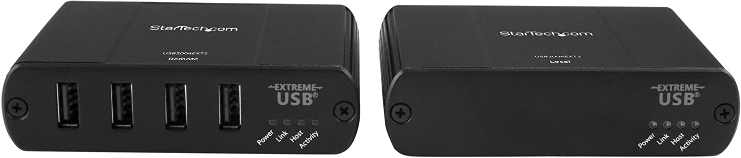 StarTech.com Newer version available USB2004EXT2NA; 4-Port USB Extender, Up to 330 ft (100m) USB 2.0 over Cat5/Cat6 Extender - Image 2