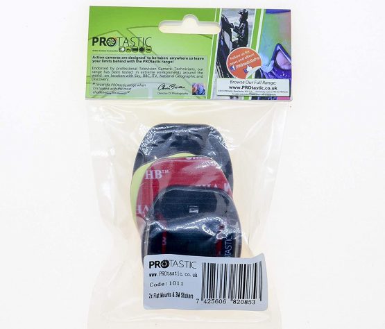 PROtastic® 2x Curved Sticky Mounts & 3M Pads for GoPro and SJCAM Action Camera Helmet Mounts (Pack of 2) - Image 4