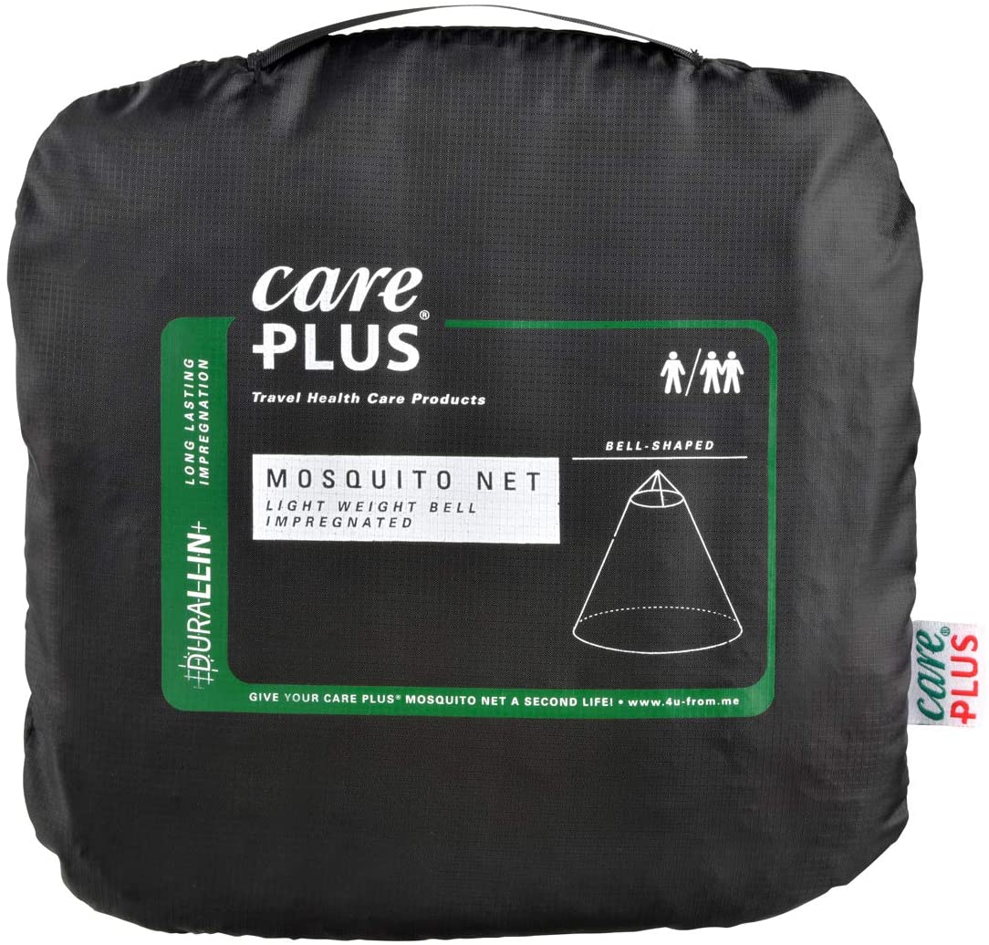 Light Weight bell-shaped mosquito net - impregnated, Black, 270x225 cm (Lot de 1)
