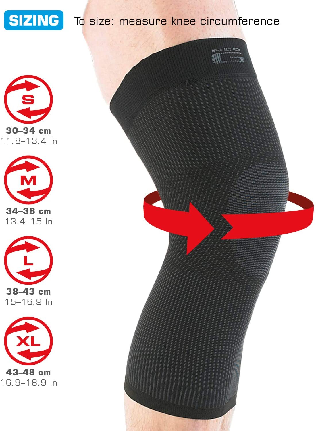 Neo-G Knee Support for Running Sports, Daily Wear, Knee Bandage Support for Sprains Strains, Joint pain, Weak Muscles - Image 3