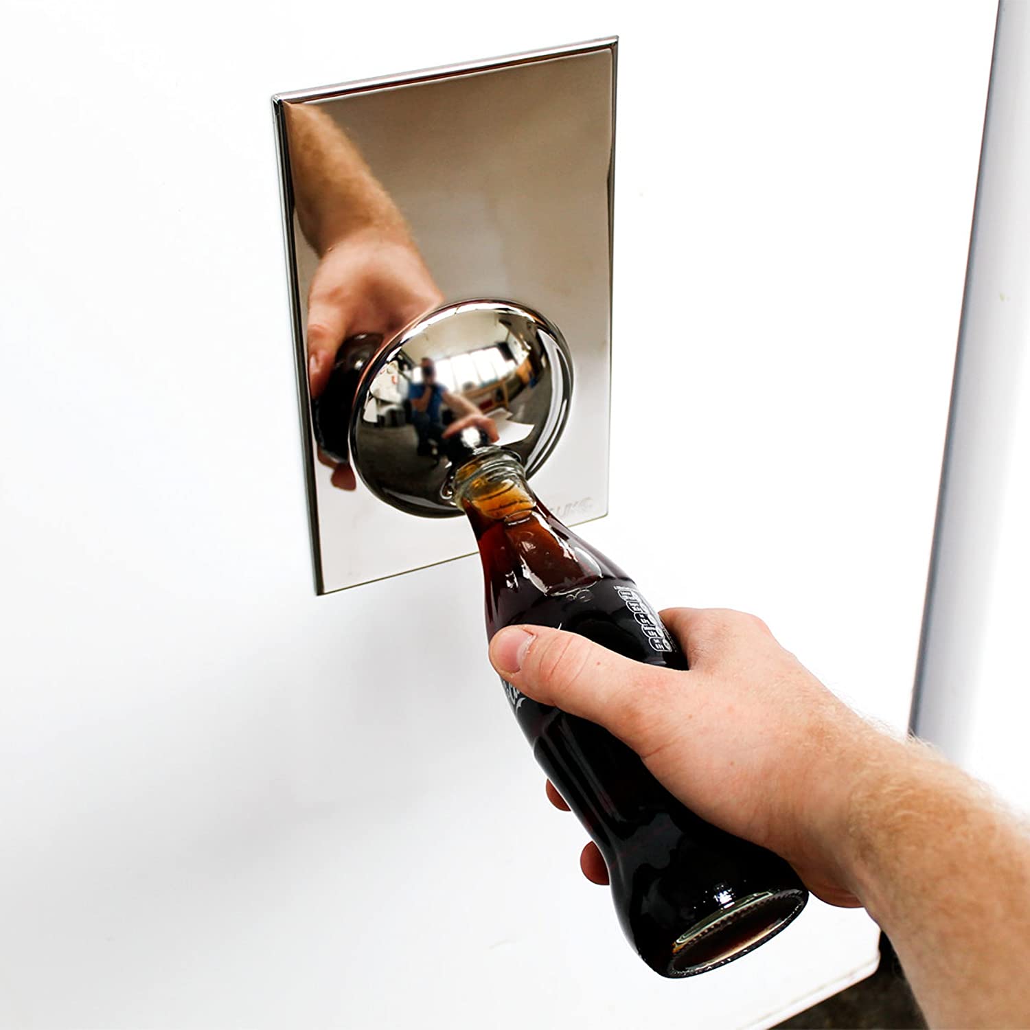 Suck UK Magnetic Bottle Opener Bar Tool and Fridge Magnet - Silver, Stainless Steel - Image 4